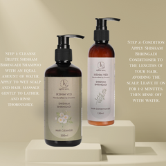 Natural Hair Care Combo Shisham Bhringadi Hair Cleanser & Hair Conditioner
