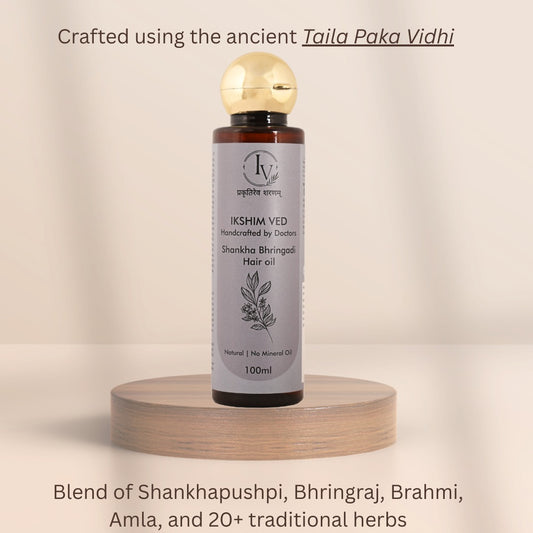 Shankha Bhringadi Ayurvedic Hair Oil